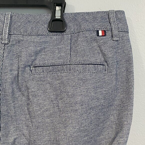 Tommy Hilfiger Navy and White Striped Capris Pants - Size 8 - Picture 5 of 8